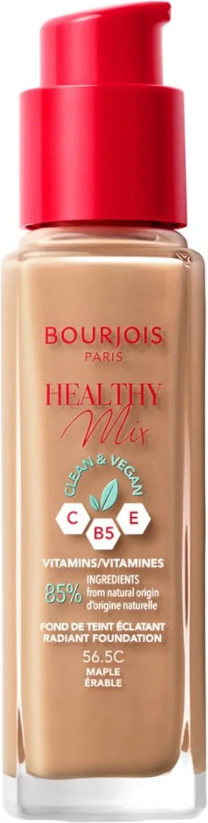 Bourjois Healthy Mix Clean Vegan Foundation 56.5 Maple - 30ml
