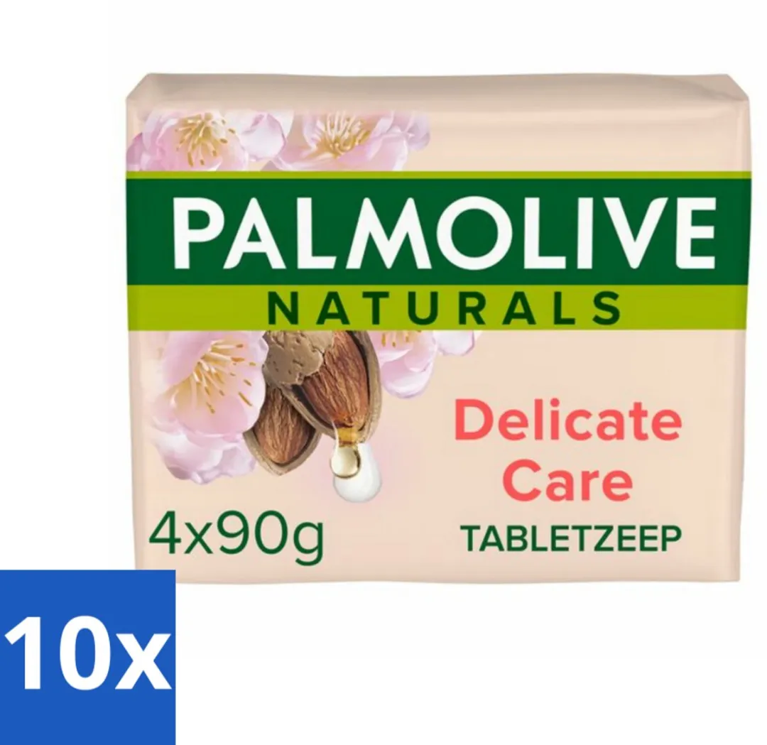 Palmolive Tabletzeep Naturals Amandel Melk 10x90g