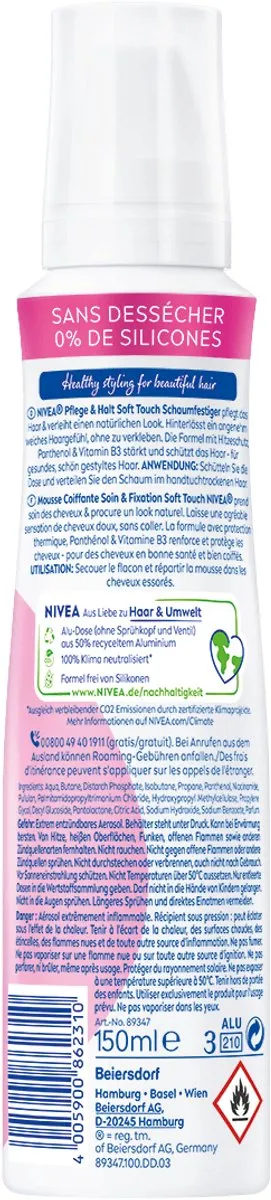 NIVEA Haarmousse Care & Hold Soft Touch 250ml