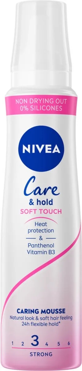 NIVEA Haarmousse Care & Hold Soft Touch 250ml