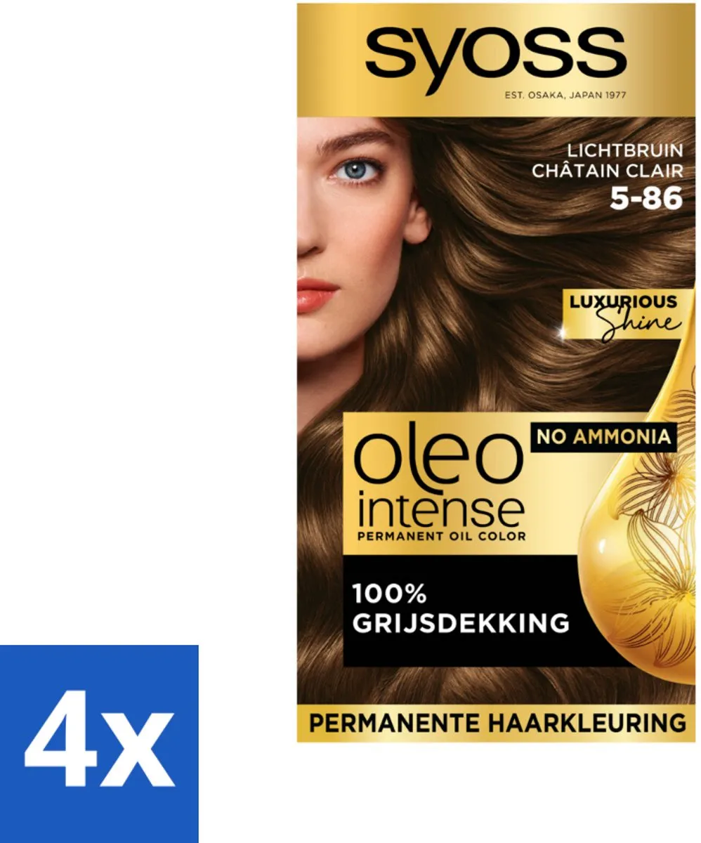SYOSS Oleo Intense Haarverf 5-86 Lichtbruin - 460ml