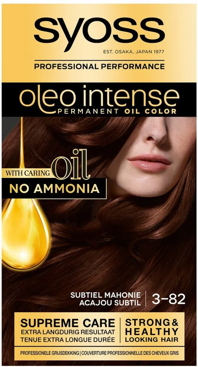 SYOSS Oleo Intense Haarverf 3-82 Subtiel Mahonie 150ml