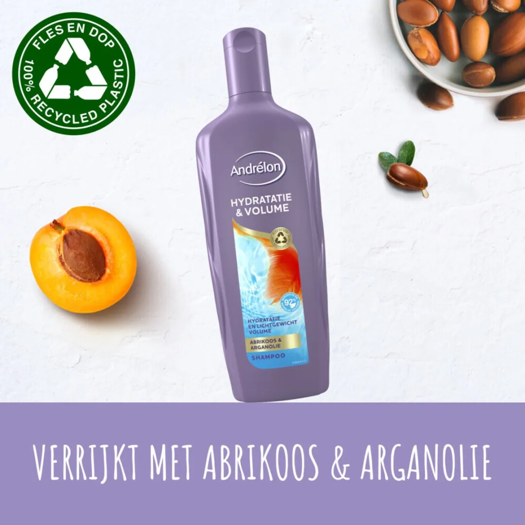 Andrélon Special Hydratatie & Volume Shampoo 600ml - 2 Stuks
