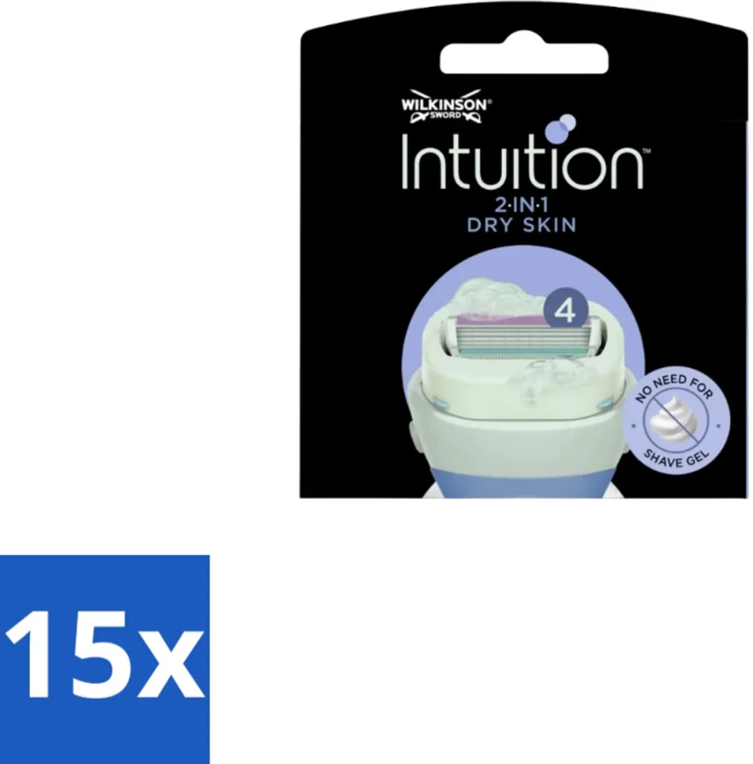 Wilkinson Sword Intuition 2 in 1 Navulmesjes Droge Huid