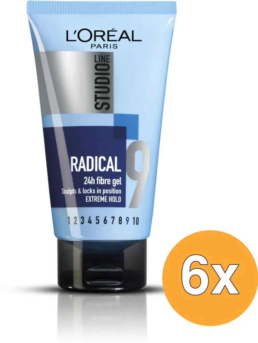 L'Oréal Paris Studio Line Radical 24H Fibre Gel - 900ml (6x150ml)