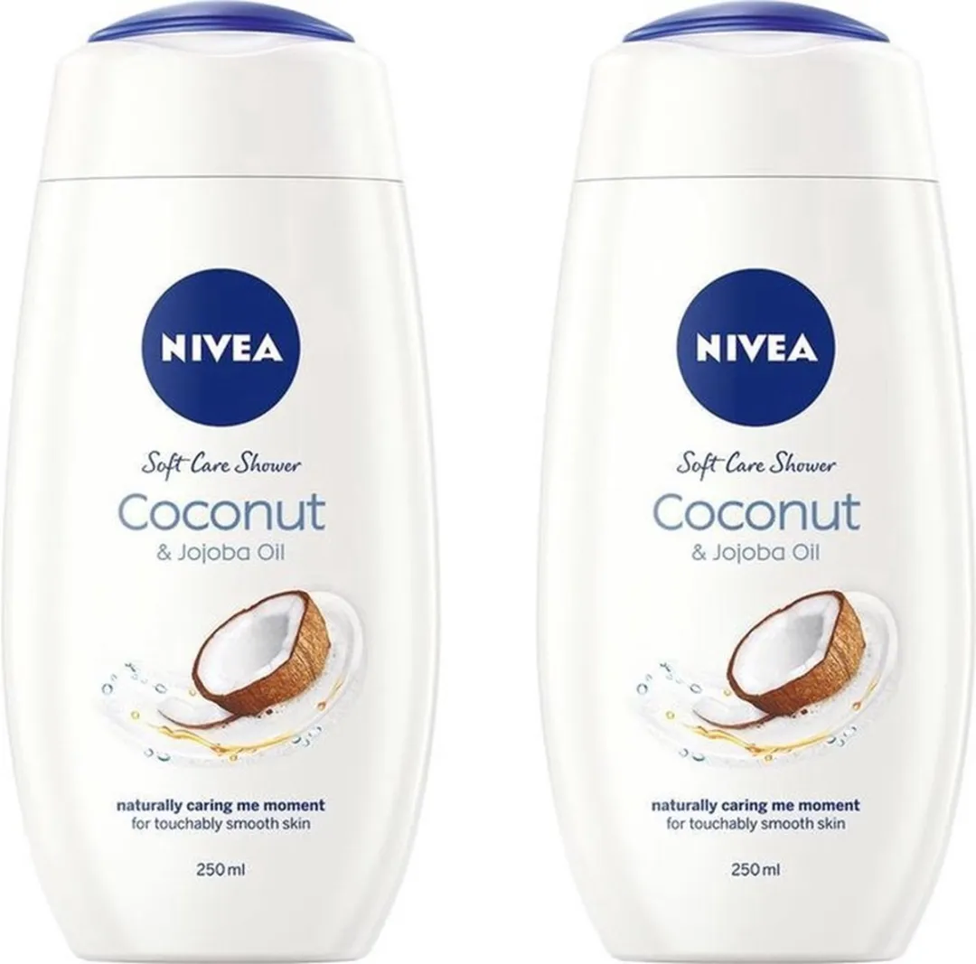 NIVEA Care & Coconut Douchecrème 2x250ml