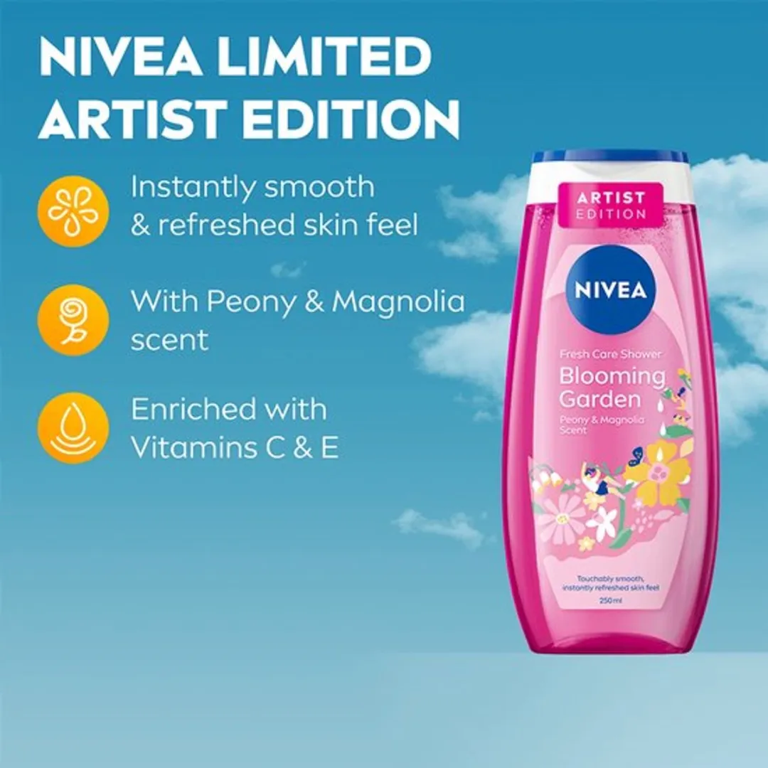 NIVEA Douchegel Floral Love 250ml - 3 Stuks
