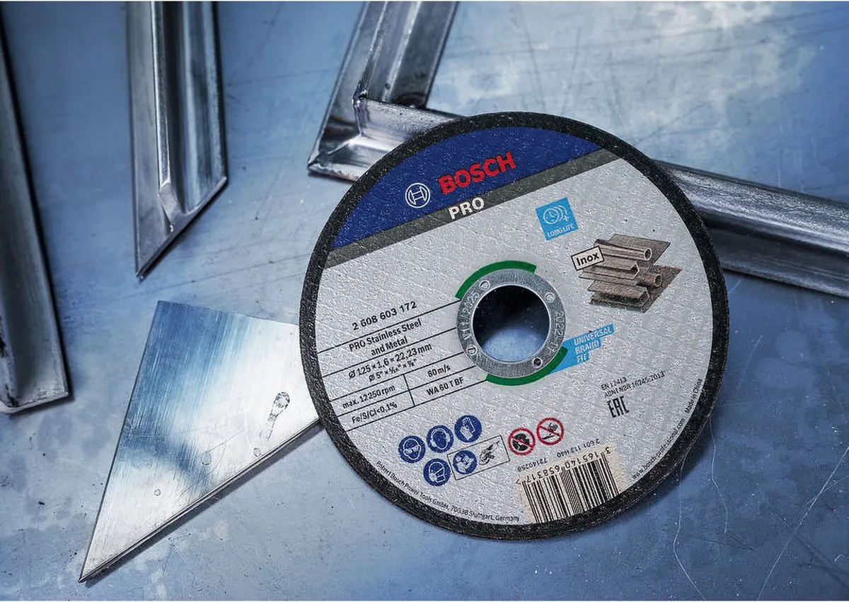 Bosch PRO Metaaldoorslijpschijf 125mm - 100 Stuks