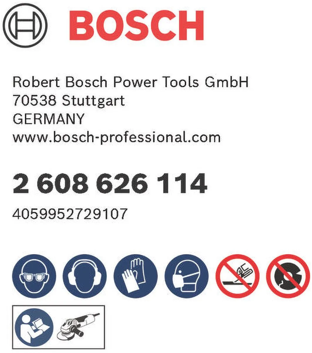 Bosch PRO Metaaldoorslijpschijf 125mm - 100 Stuks