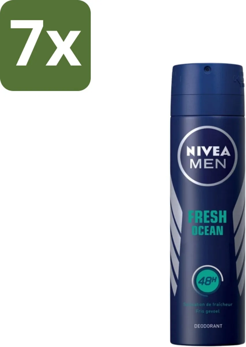 NIVEA Men Fresh Ocean Deodorant Spray 150ml
