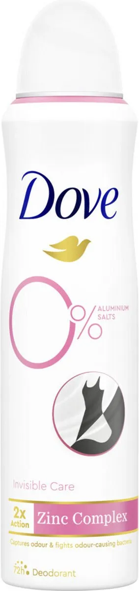 Dove Deodorant Spray Invisible Care 150ml - afbeelding 6 van 6