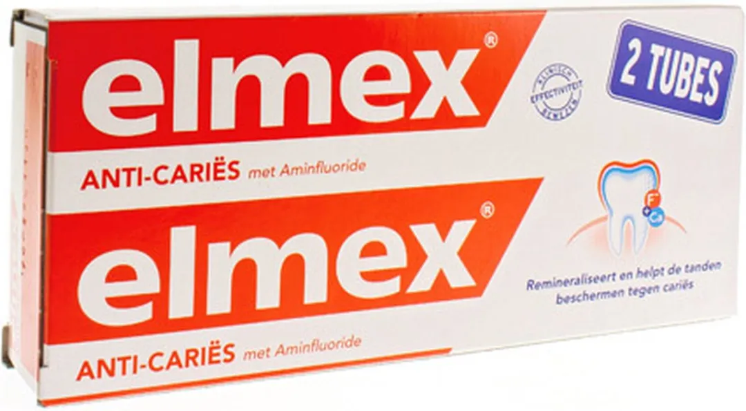 elmex Anti-Cariës Tandpasta tegen Gaatjes 2x75ml