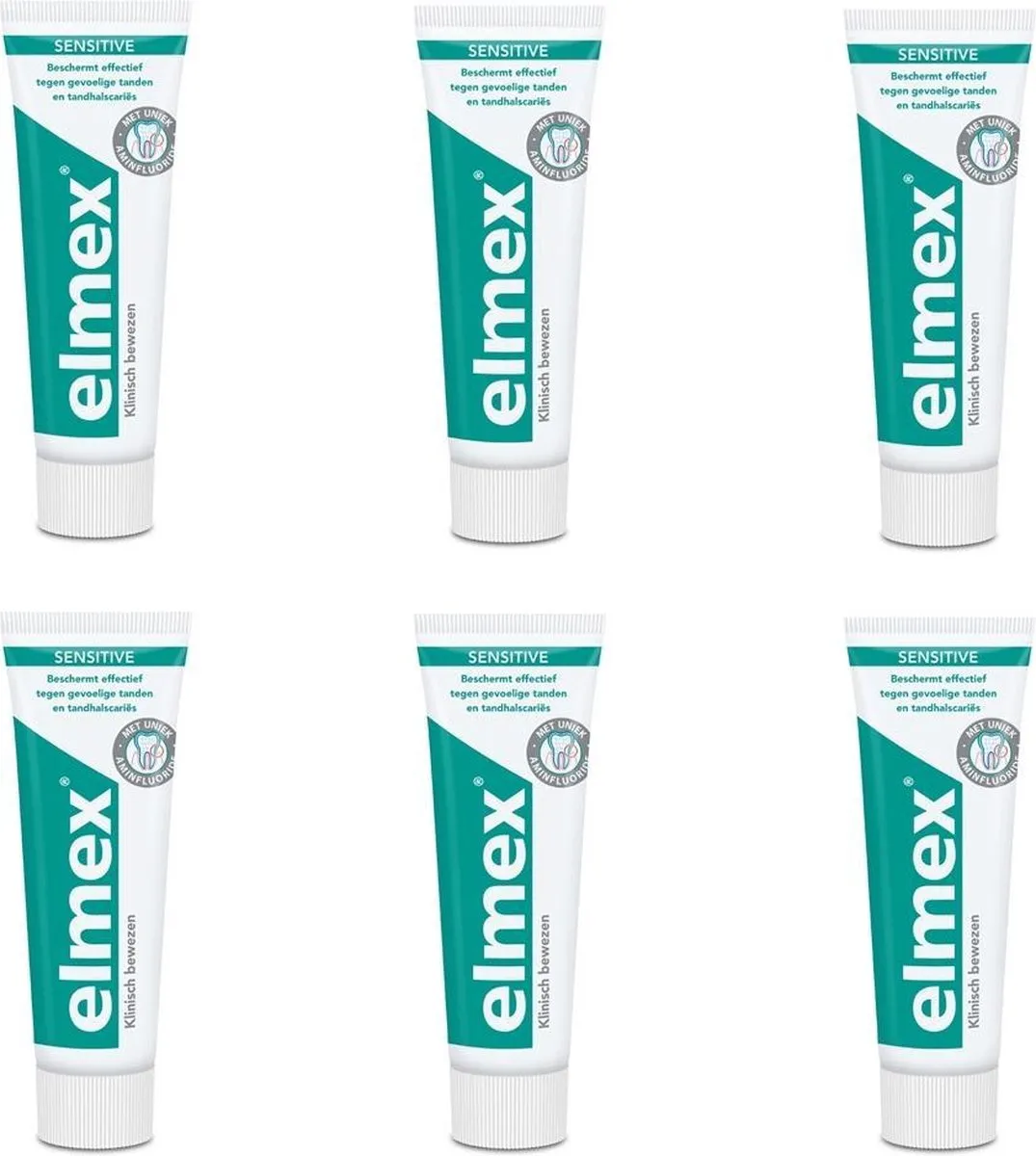 Elmex Sensitive Tandpasta 6x75ml