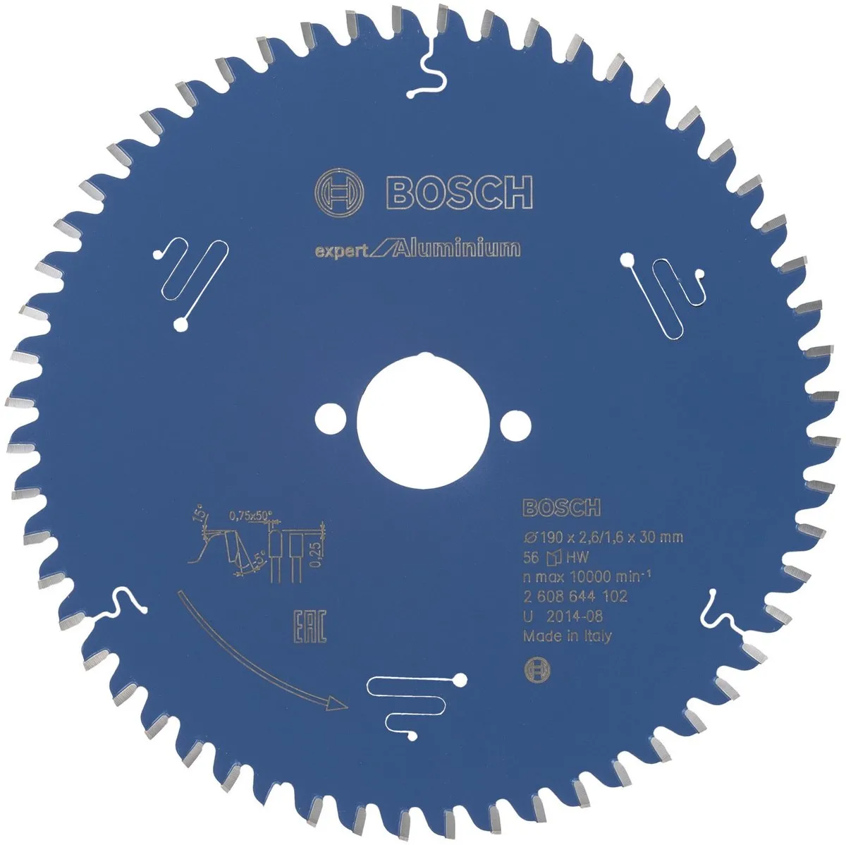 Bosch Expert Cirkelzaagblad Aluminium 190mm