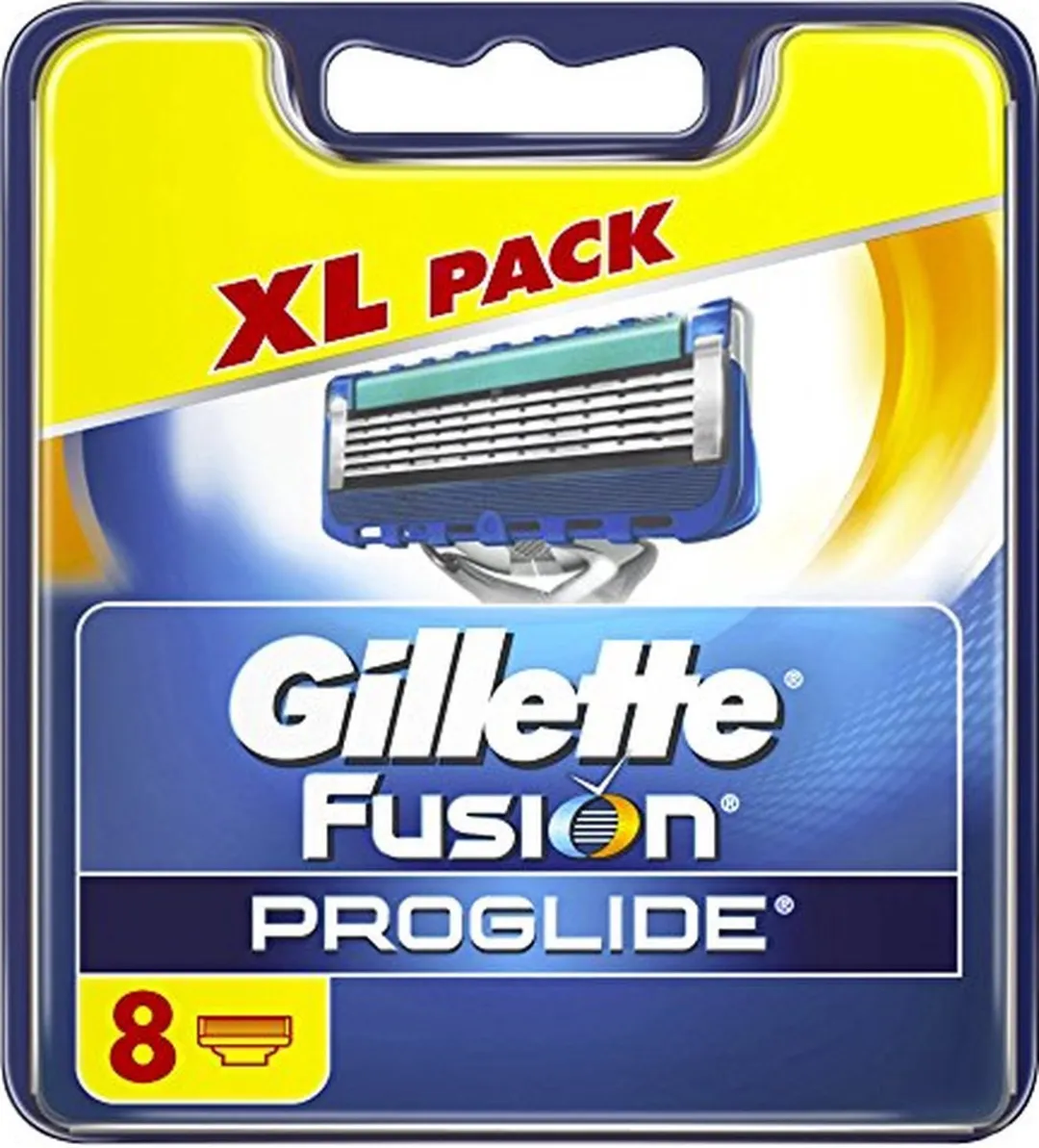 Gillette Fusion 5 ProGlide Scheermesjes 8 Stuks - Zwart