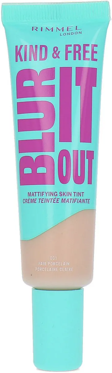 Rimmel London Kind & Free Blur It Out Mattifying Skin Tint 001 Fair Porcelain
