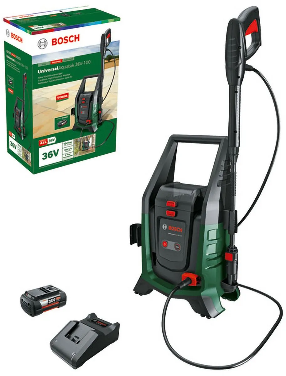 Bosch UniversalAquatak 36V-100 Hogedrukreiniger - 100 bar - 186 l/u