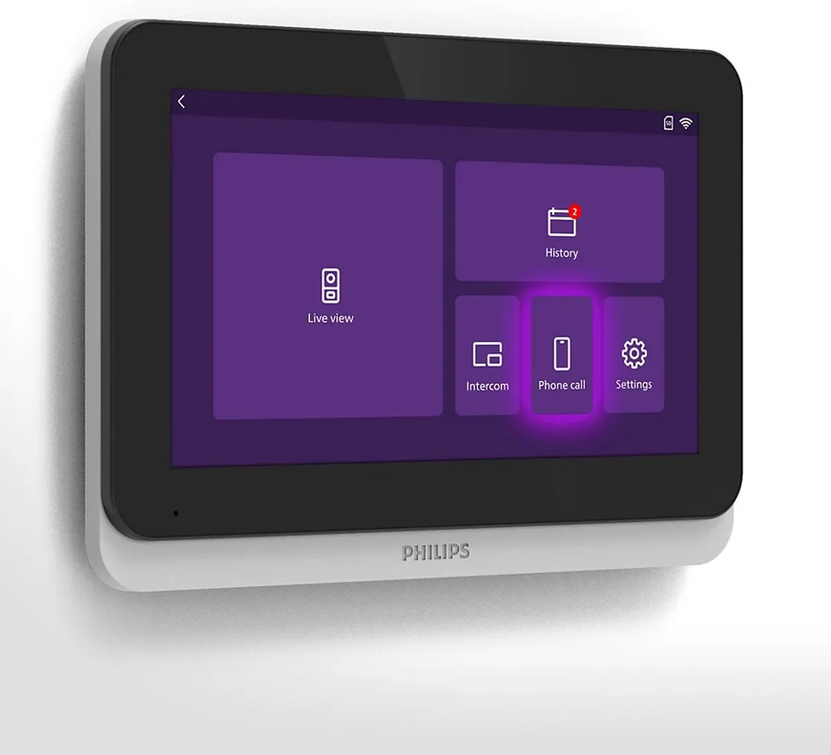 Philips WelcomeEye Connect 3 WiFi Deurbel - 3K Camera - Zwart