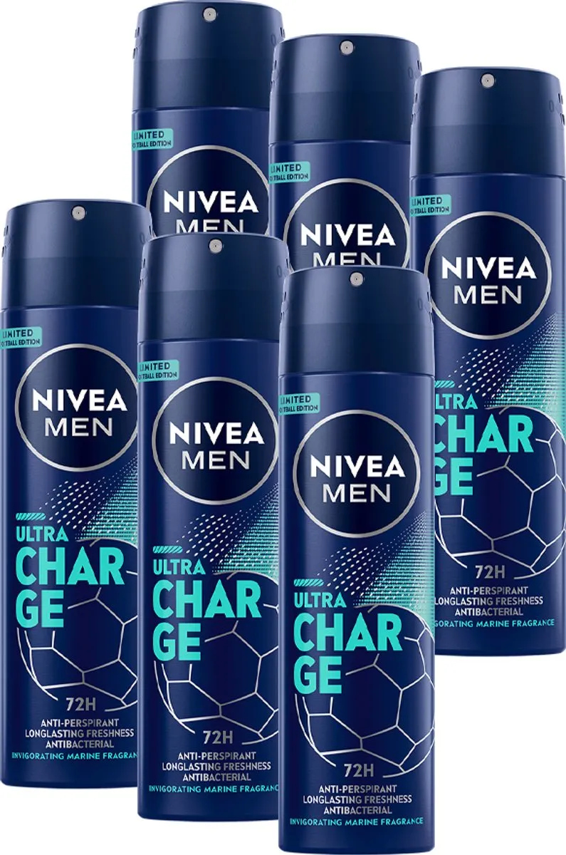 NIVEA MEN Ultra Charge Anti-Transpirant Spray 72u