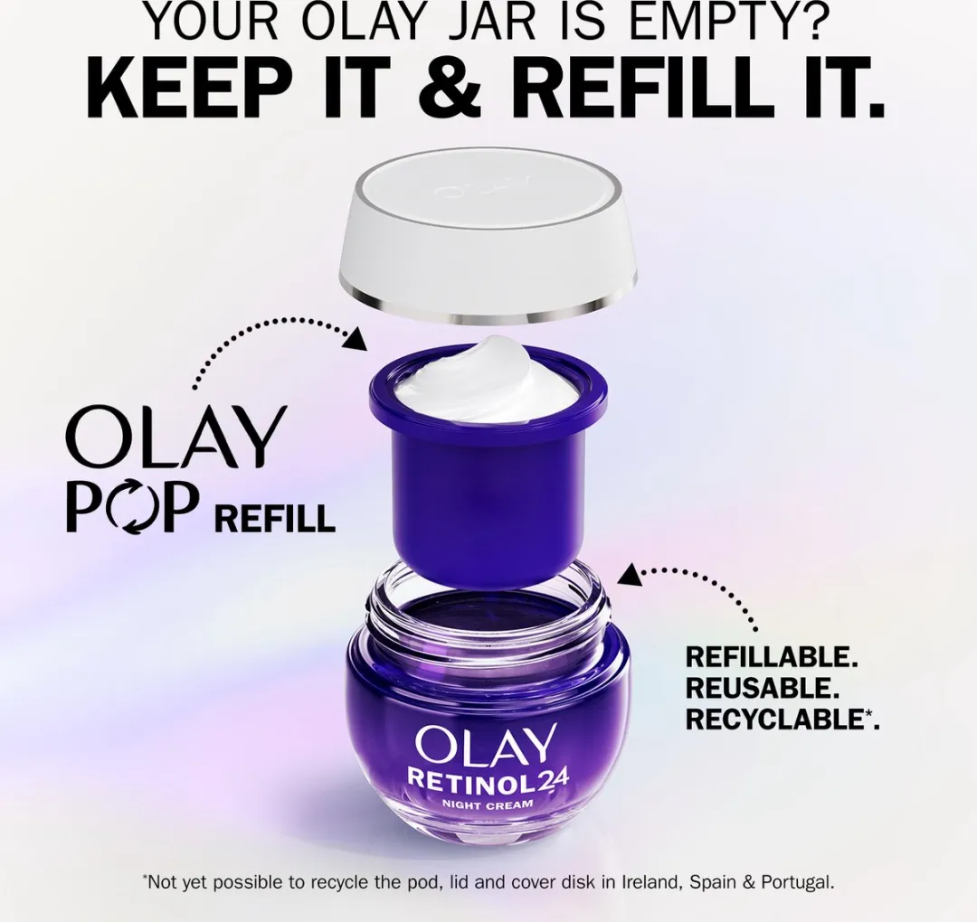Olay Retinol 24 Nachtcrème Navulling 50ml