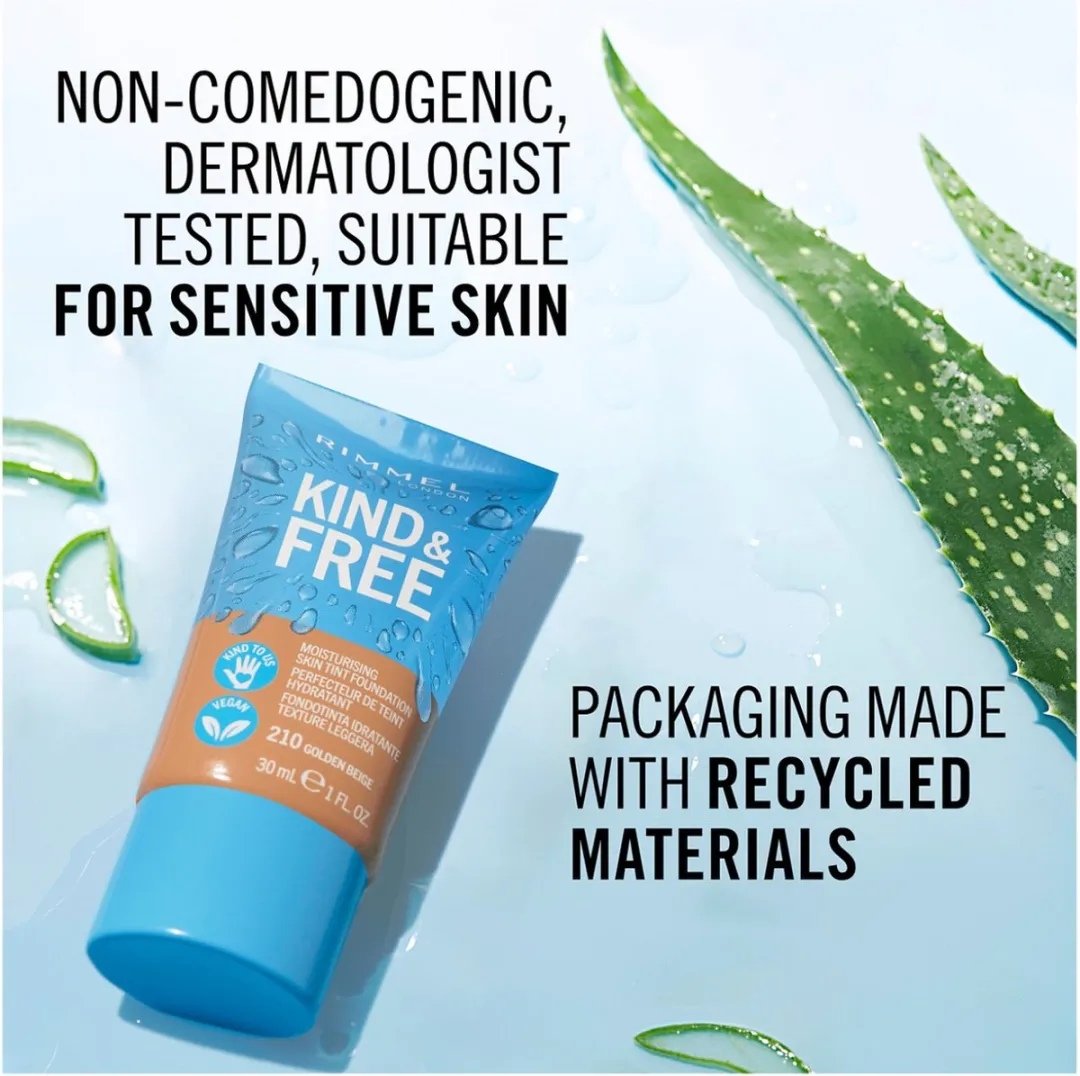 Rimmel London KIND & FREE Vegan Foundation 510 Cinnamon