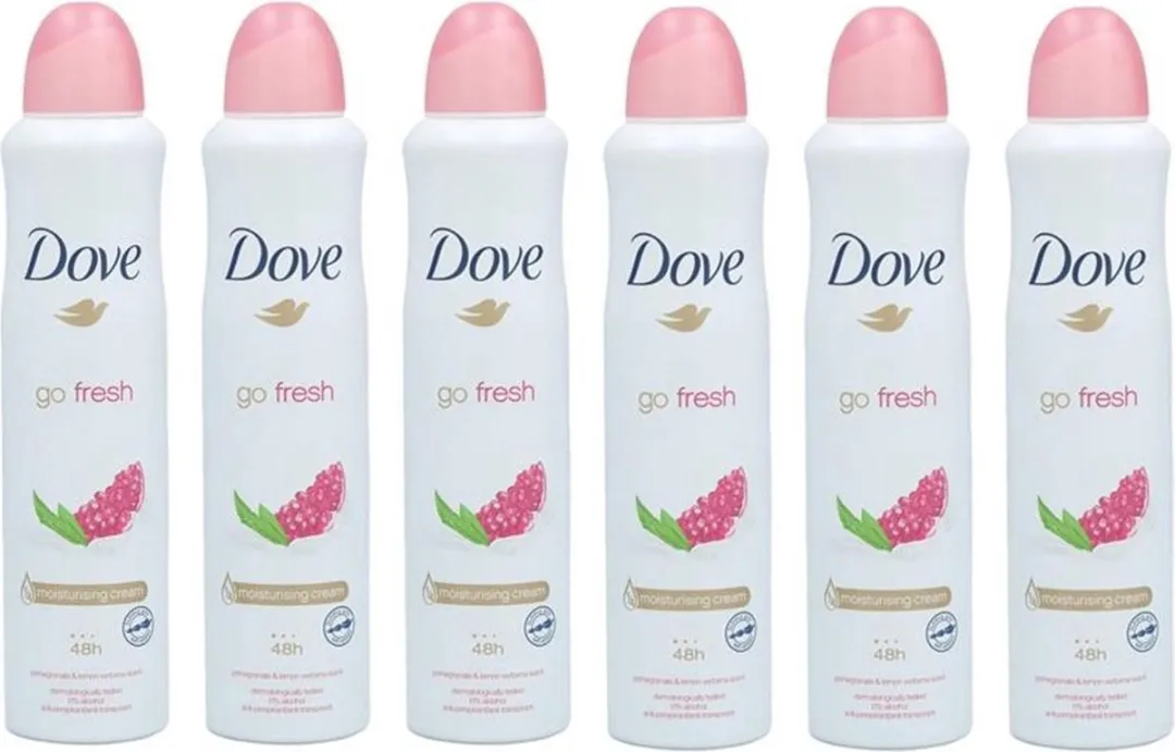 Dove Deospray Go Fresh Pomegranate 150ml - 6 Stuks - afbeelding 6 van 6