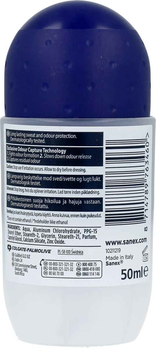 Sanex Men Active Control Anti Transpirant Roller 50ml