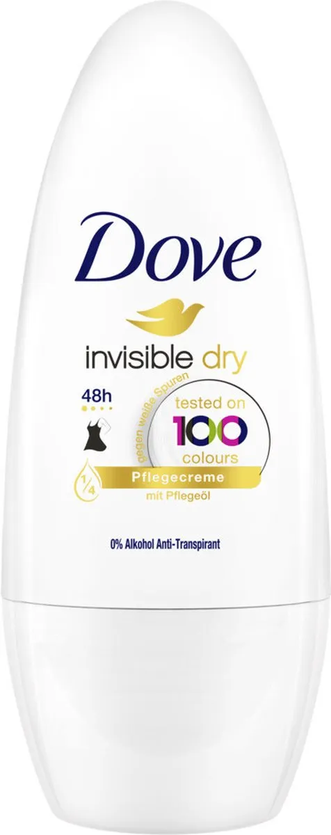 Dove Invisible Dry Anti-Transpirant Roller - 6x50ml