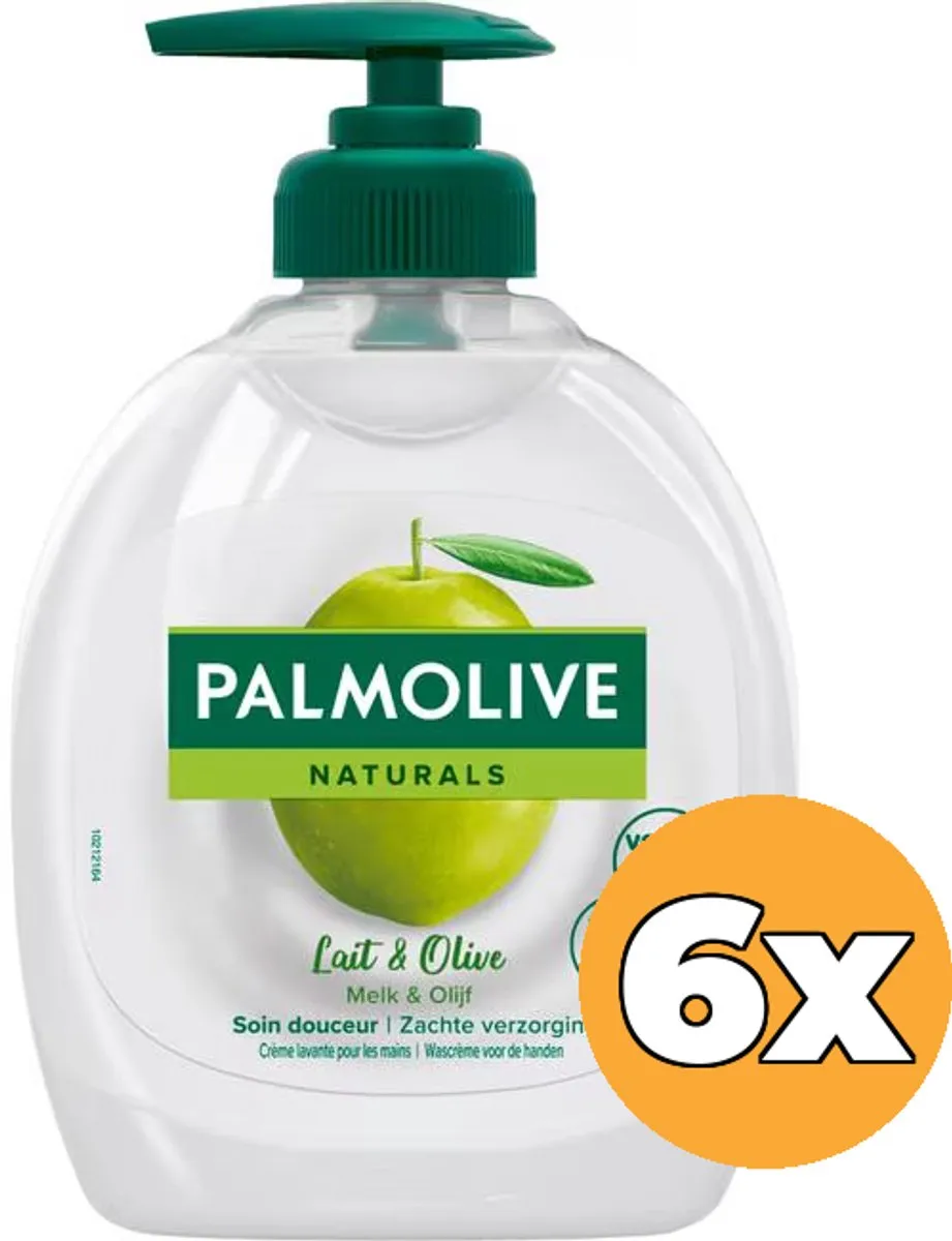 Palmolive Handzeep Naturals Olijf Melk - 6x300ml