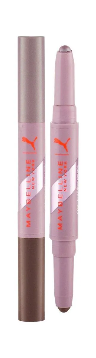 Maybelline Puma Matte + Metallic Eye Duo Stick - Bruin/Zilver