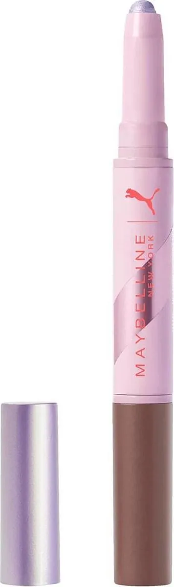 Maybelline Puma Matte + Metallic Eye Duo Stick - Bruin/Zilver