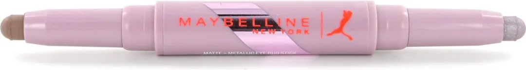 Maybelline Puma Matte + Metallic Eye Duo Stick - Bruin/Zilver