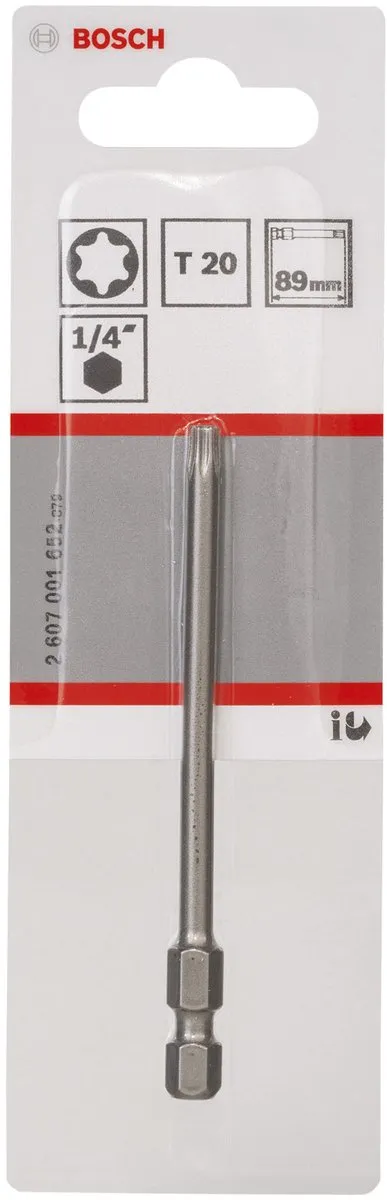 Bosch Bit T20 Extra-hard 89mm - 1 Stuk