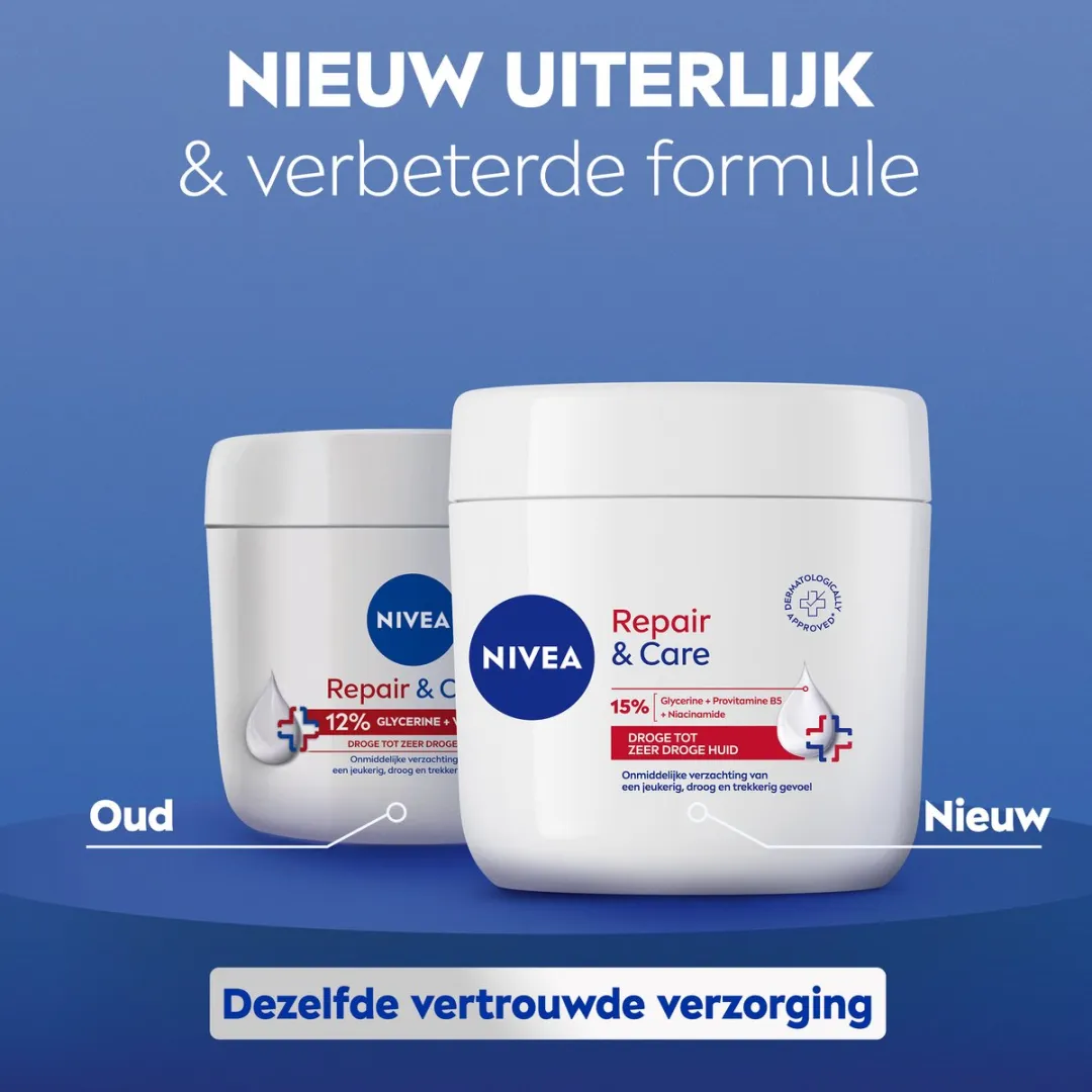 NIVEA Repair & Care Intensieve Bodycrème 400ml
