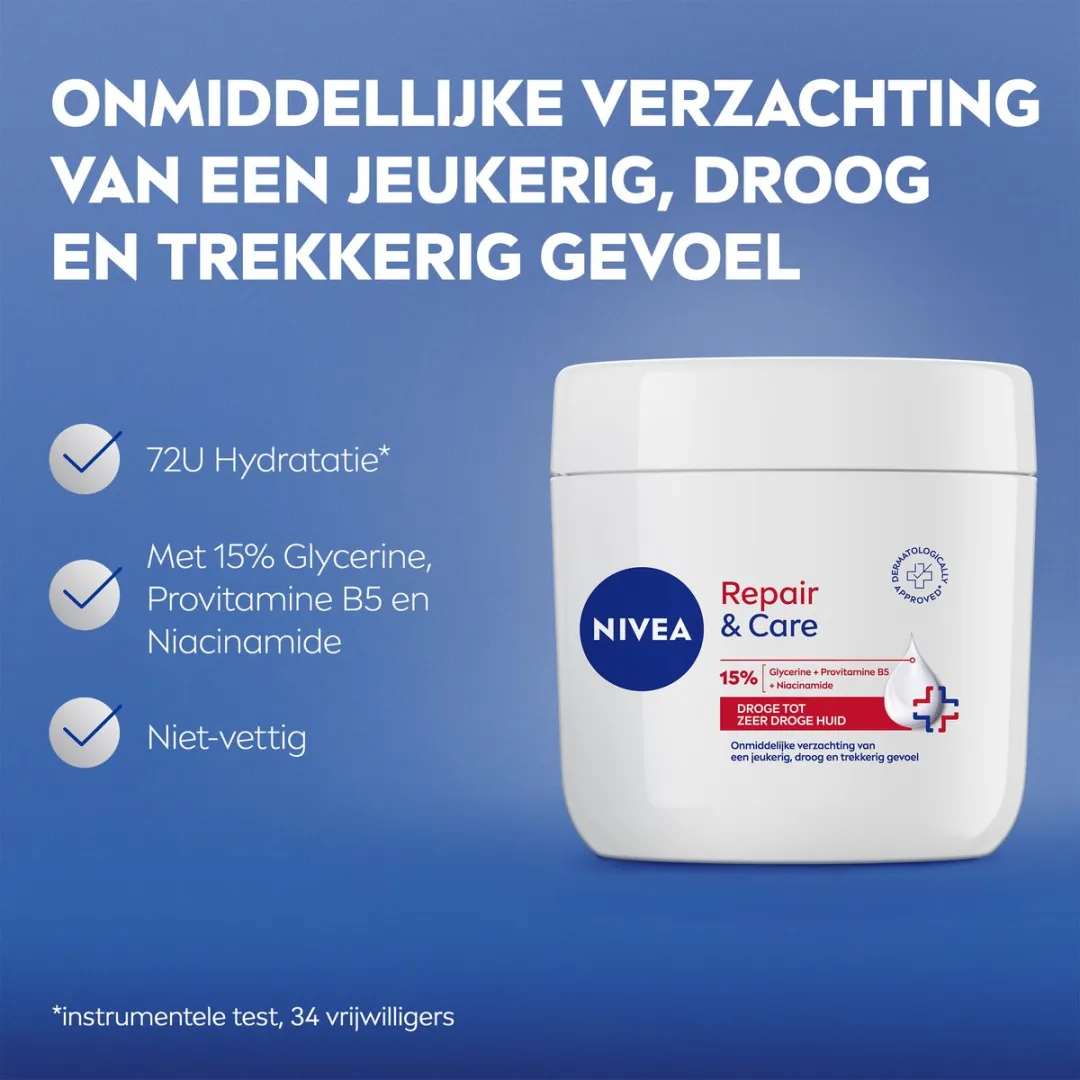 NIVEA Repair & Care Intensieve Bodycrème 400ml