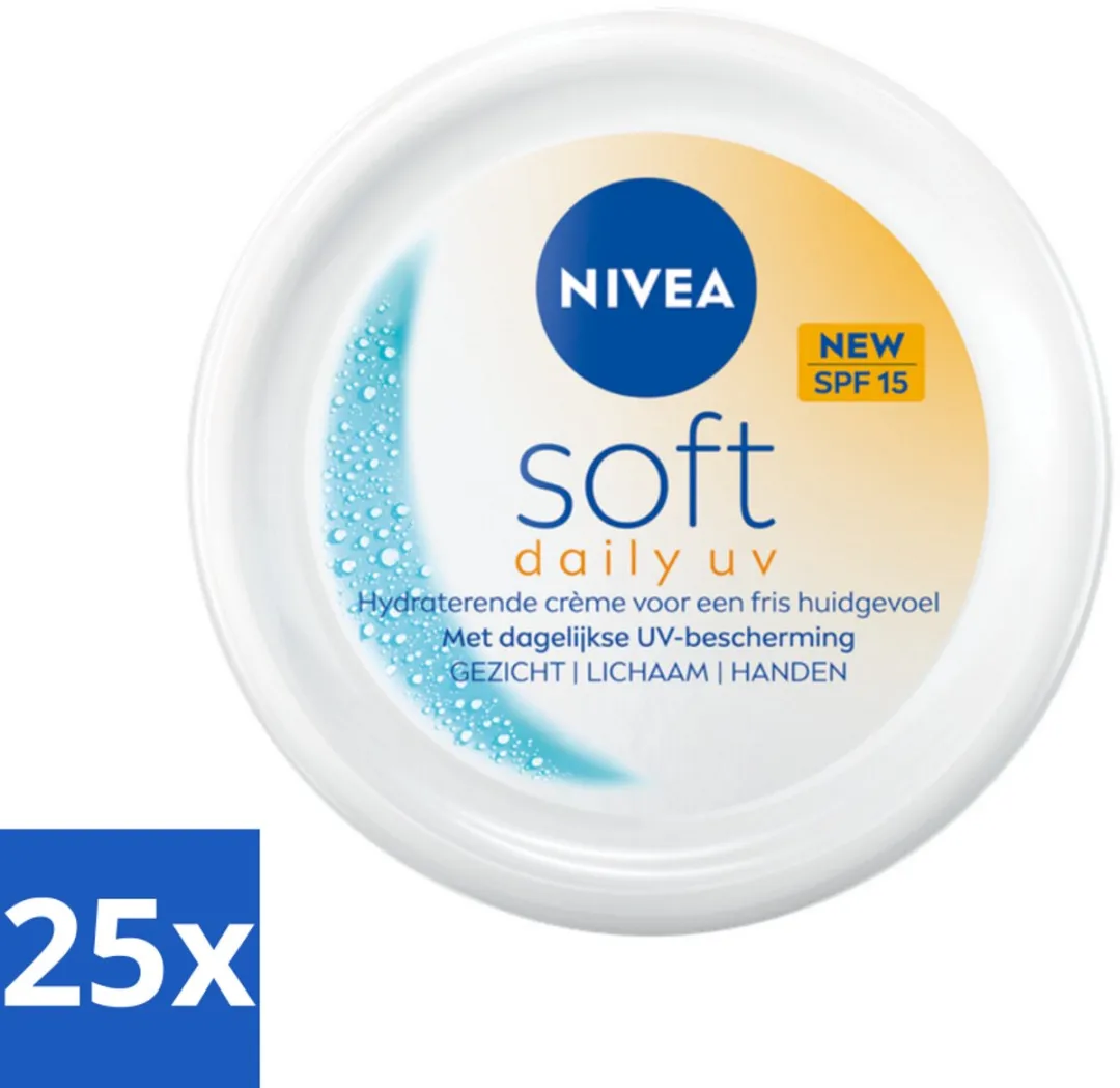 NIVEA Soft Daily UV Bodycrème SPF 15 250ml