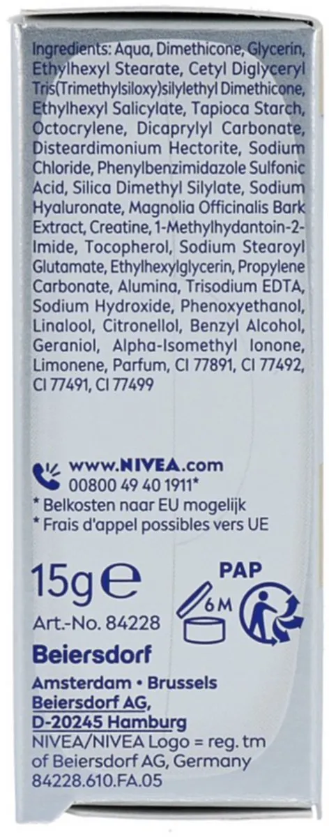 NIVEA Hyaluronzuur Cellular Filler 3in1 Care Cushion Light Foundation SPF 15 - 15ml - afbeelding 6 van 6