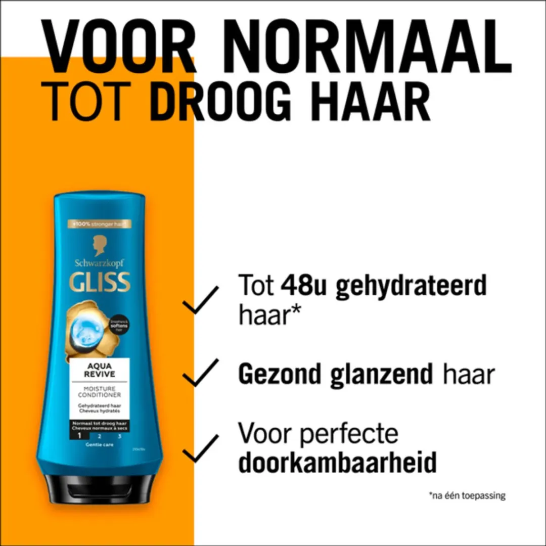 Schwarzkopf Gliss Kur Conditioner Aqua Revive 200ml