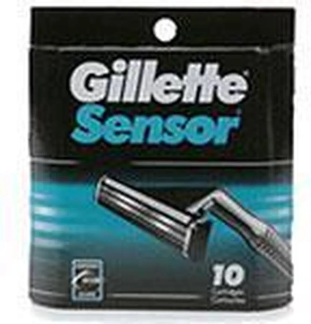 Gillette Sensor Scheermesjes 10 Stuks - 5 Bladen - Zwart