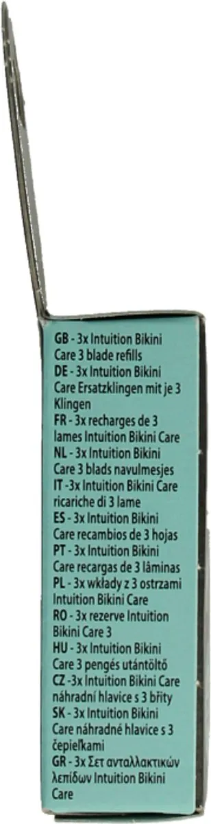 Wilkinson Sword Intuition Navulmesjes Bikini Care Duo - 3 Stuks