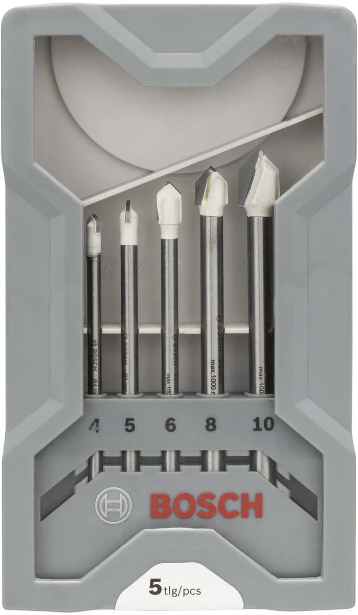 Bosch CYL-9 Ceramic Tegelborenset 4-10mm - 5-delig