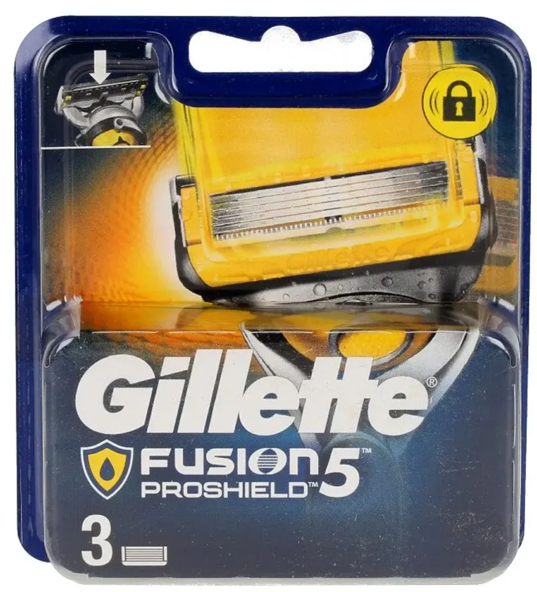 Gillette Fusion Proglide Vervanghoofd - 5 Bladen - 3 Stuks