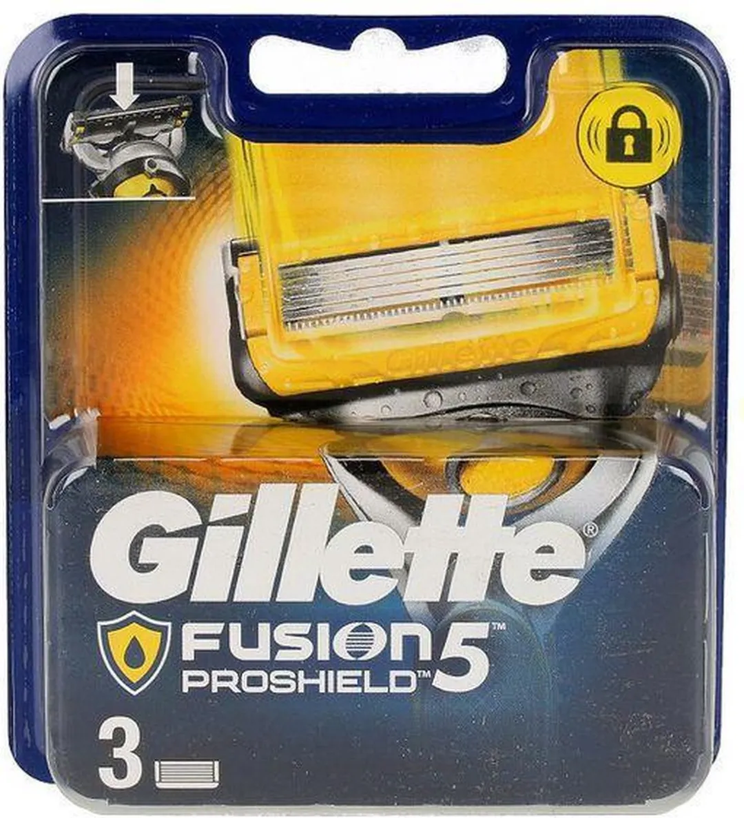 Gillette Fusion Proglide Vervanghoofd - 5 Bladen - 3 Stuks
