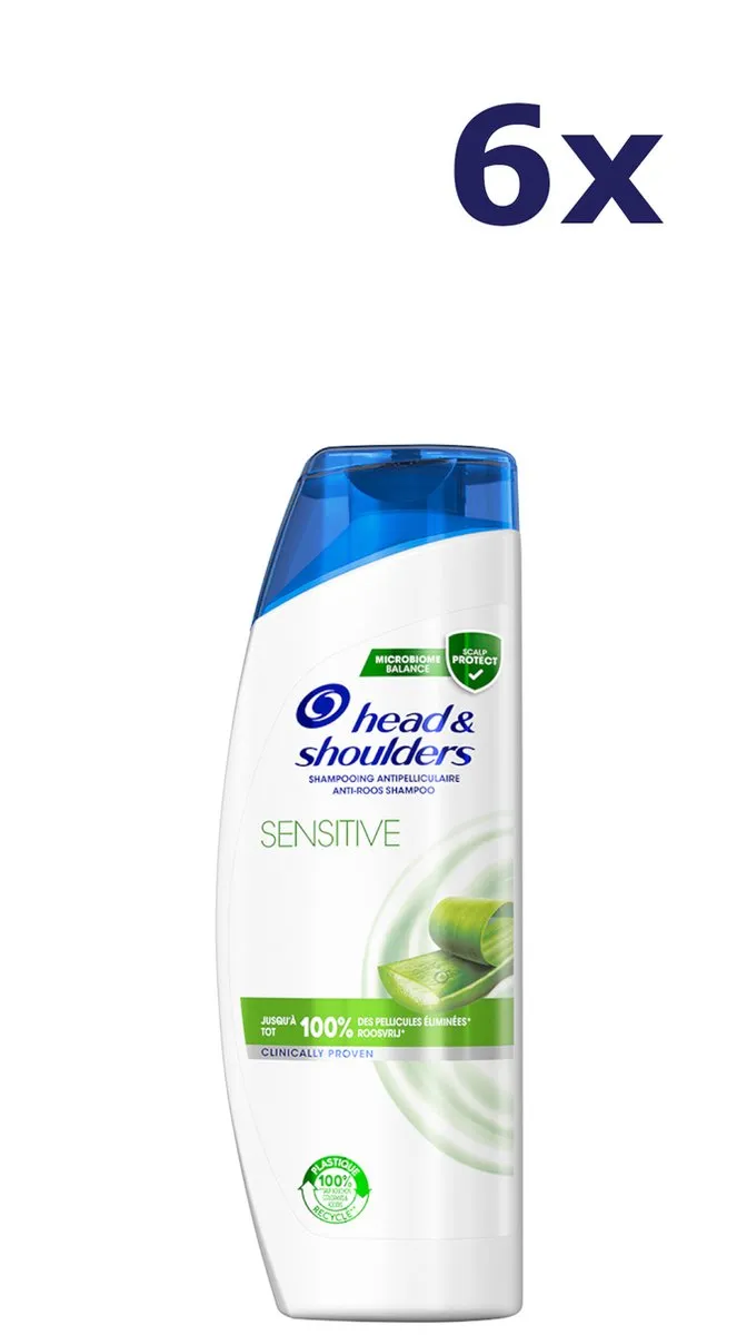 Head & Shoulders Sensitive Shampoo 500ml - 6 Stuks