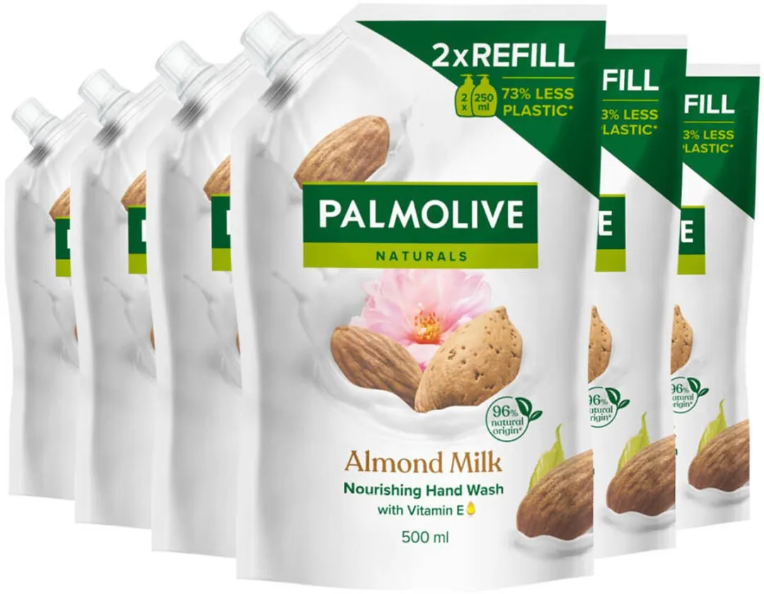 Palmolive Handzeep Navulling Naturals Almond Milk 500ml - 6 Stuks