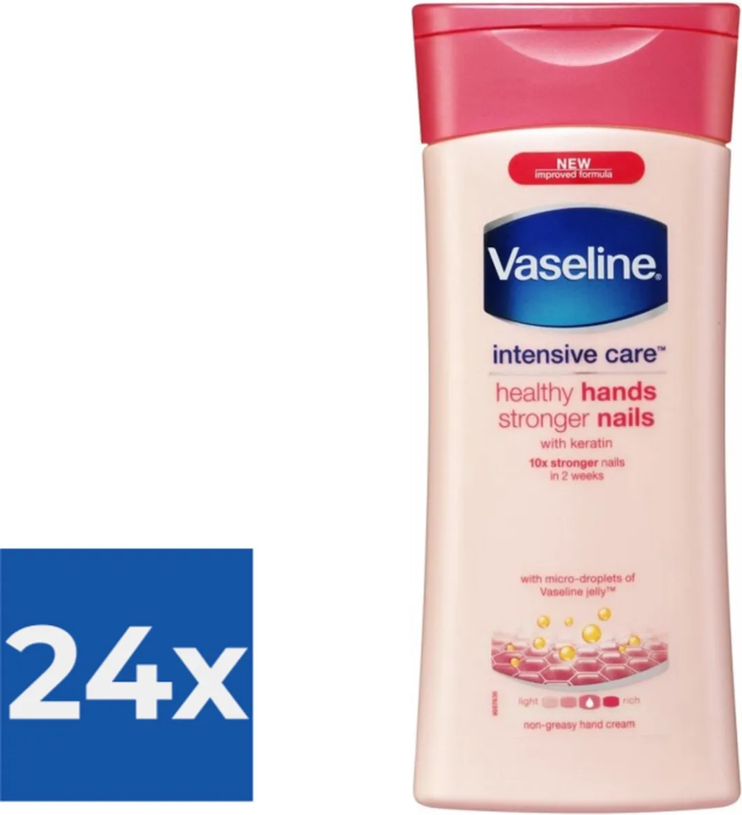 Vaseline Handcreme Healthy Hands & Stronger Nails 200ml