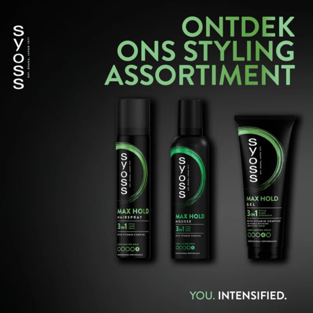 Syoss Max Hold Haarspray 750ml - 10 Stuks