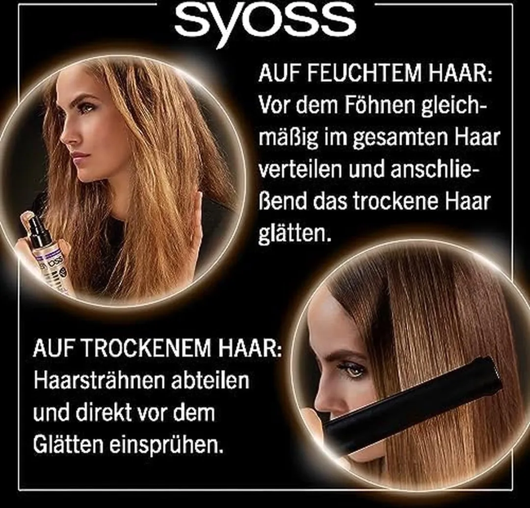Syoss Keratin Heat Protection Spray 230°C - 400ml - afbeelding 6 van 6