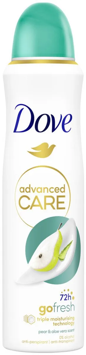 Dove Deodorant Spray Peer & Aloe Vera 150ml - 24 Stuks
