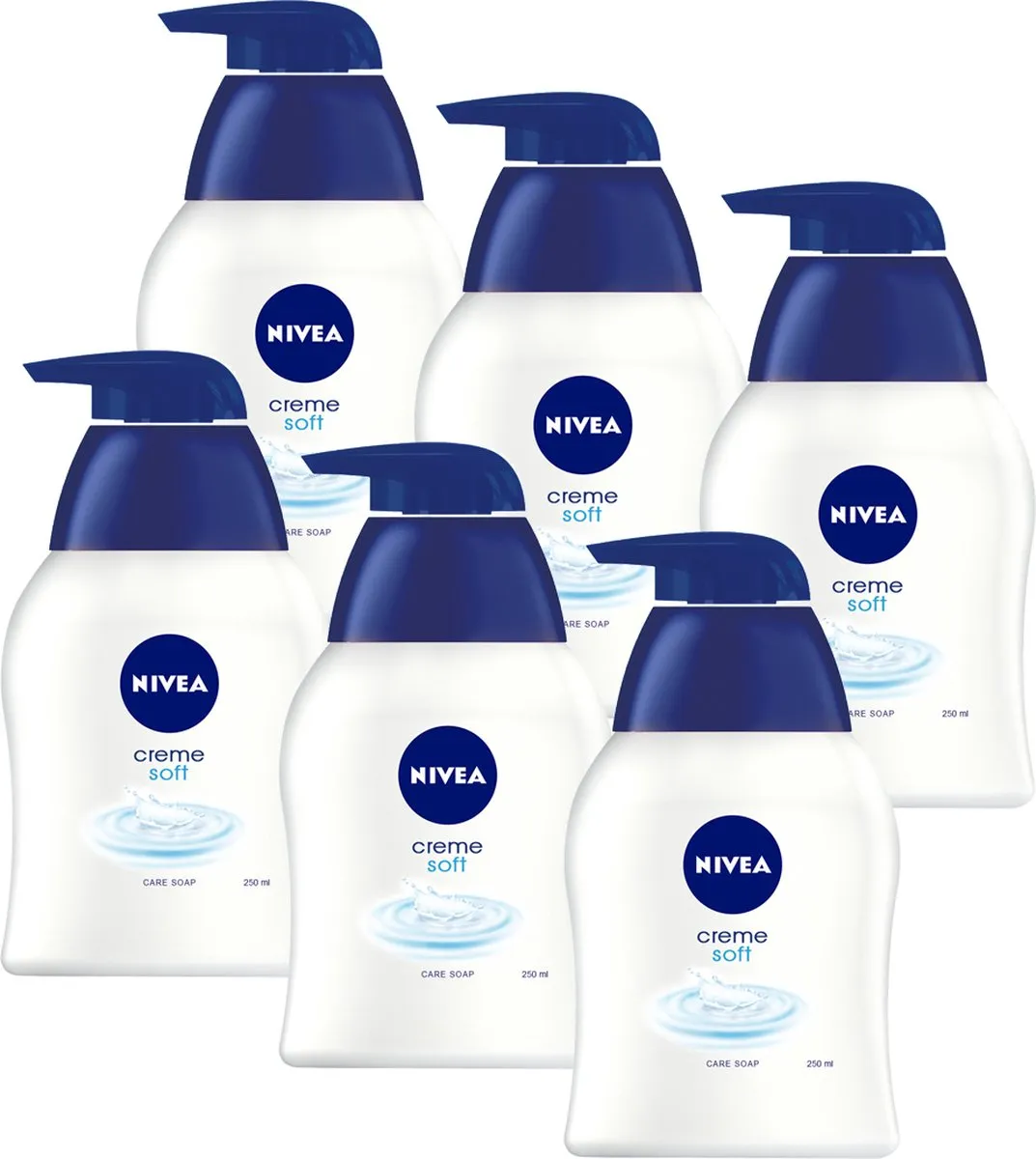NIVEA Crème Soft Handzeep 6x250ml